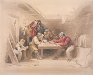 Smugglers Playing Draughts